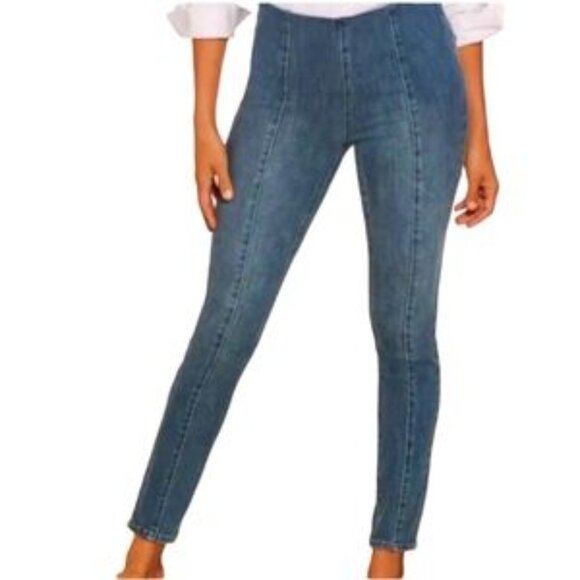 Soft Surroundings The Ultimate Denim Pull-on Skinny Jeans Women's Size M - Picture 3 of 8